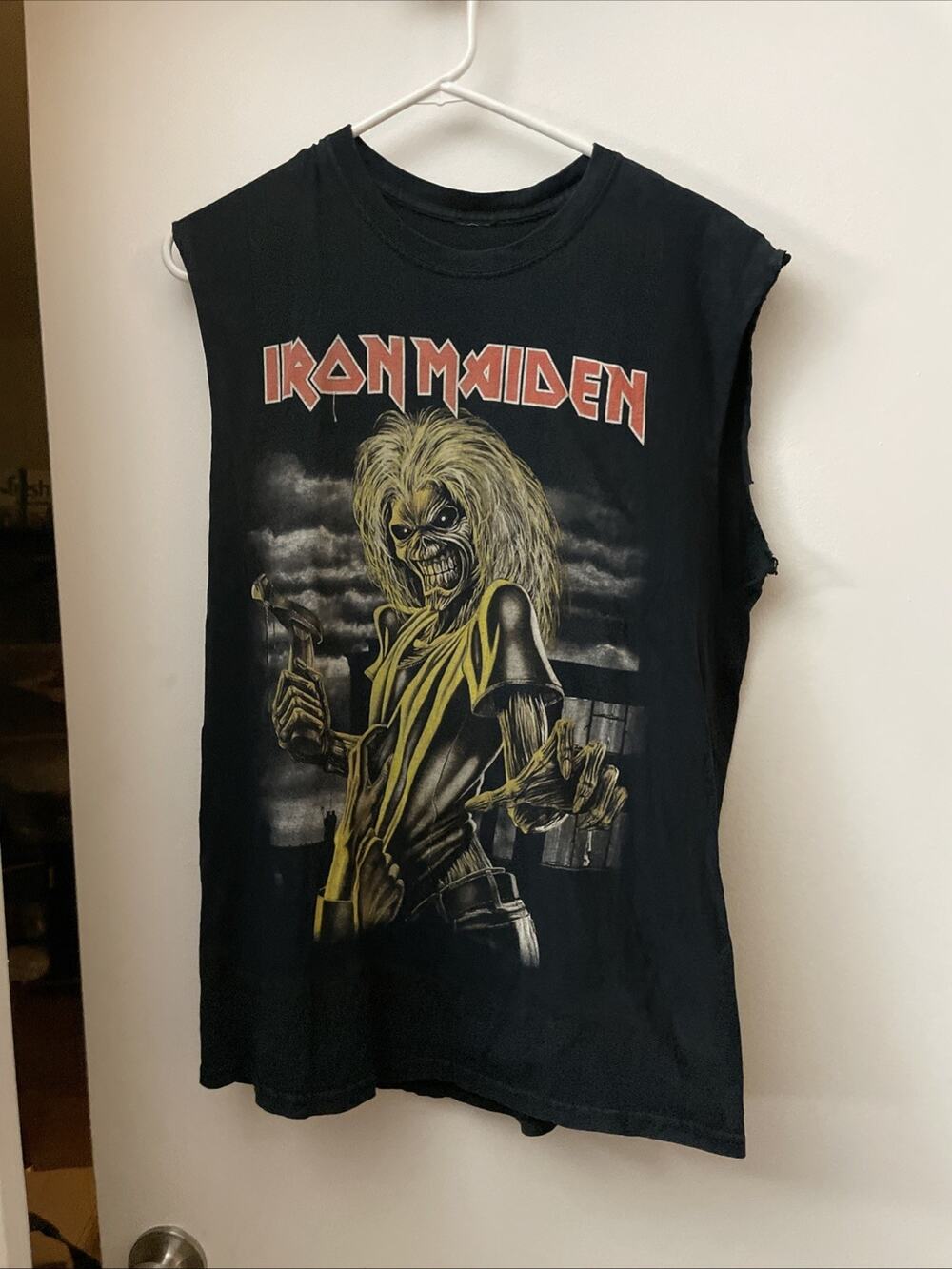 Iron Maiden Shirt Unisex Adult Size M Cut Up